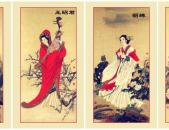 古代四大美女是哪四位,西施、王昭君、貂蝉、杨玉环之美